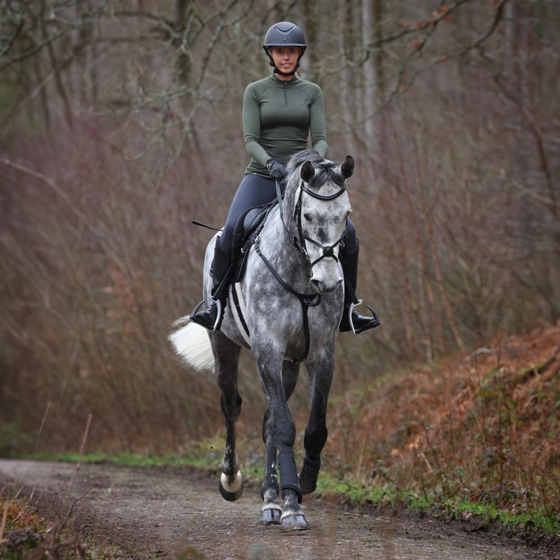 Shires Aubrion React Winter Base Layer - Khaki-7