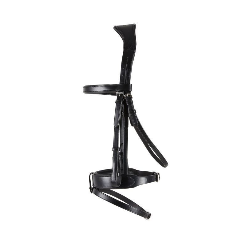 Cameo ComfortPro Show Bridle with Inside Grip Reins - Black