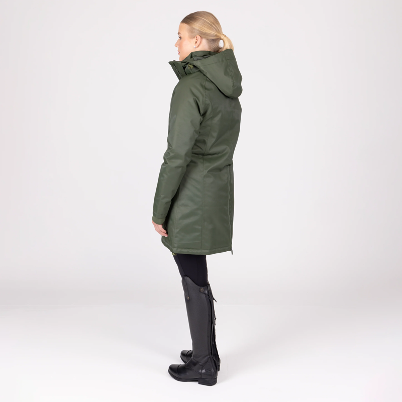Shires Aubrion Eltar Mid Length Waterproof Coat - Khaki-1