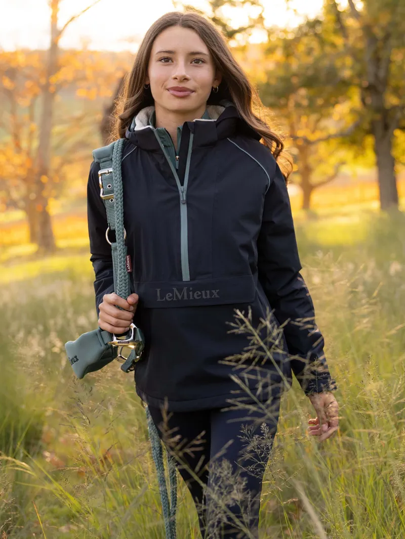 LeMieux Young Rider Bailey Waterproof Anorak - Navy-7