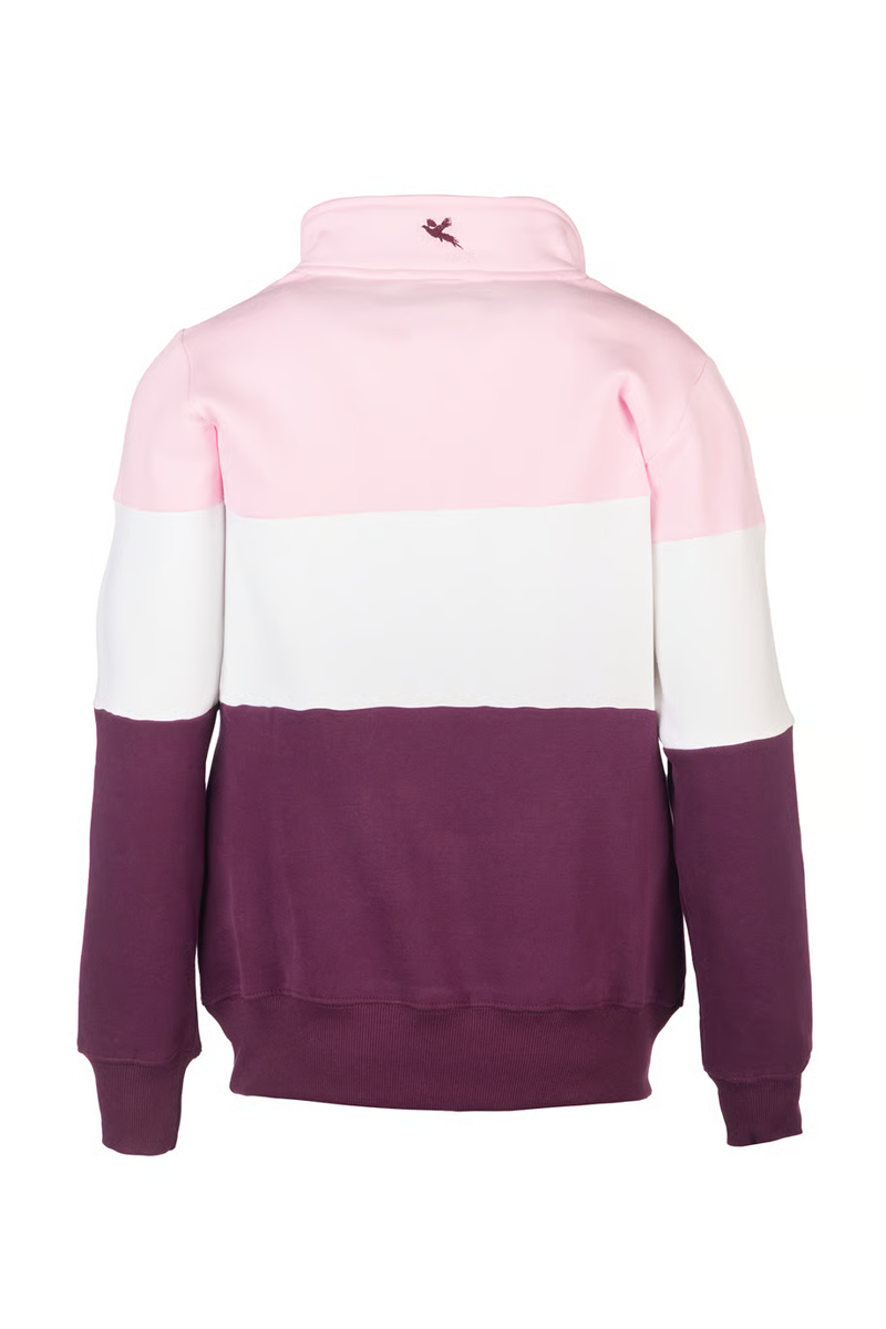 Rydale Ladies Byland Sweatshirt - Rydale Berry/White/Sorbet-6