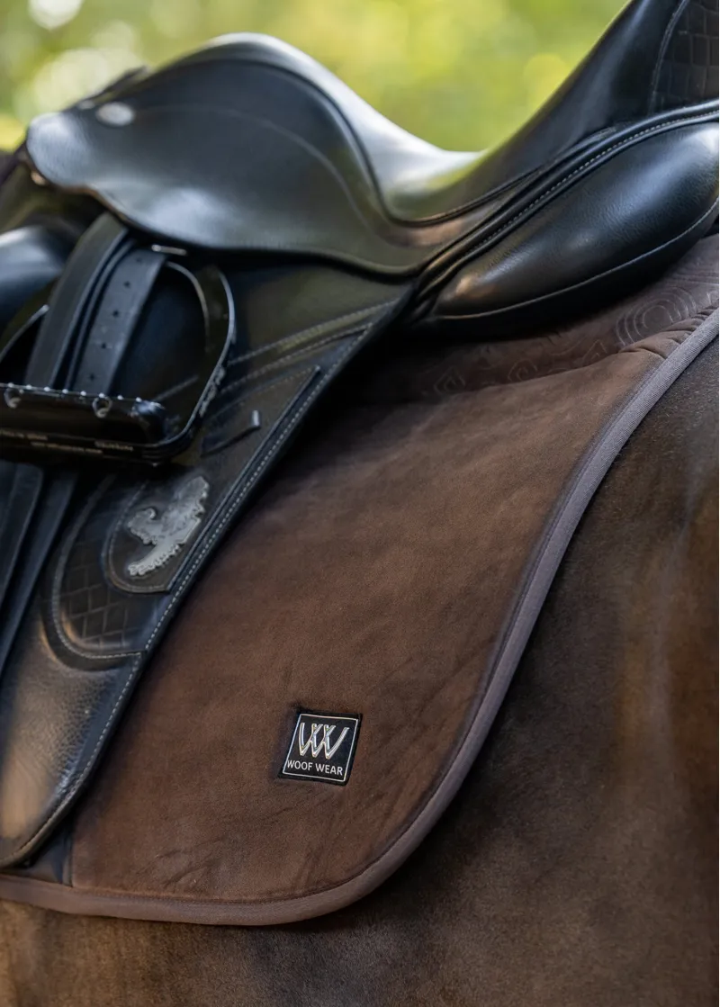 Woof Wear Elite Comfort Plus Dressage Saddlepad - Chocolate-3