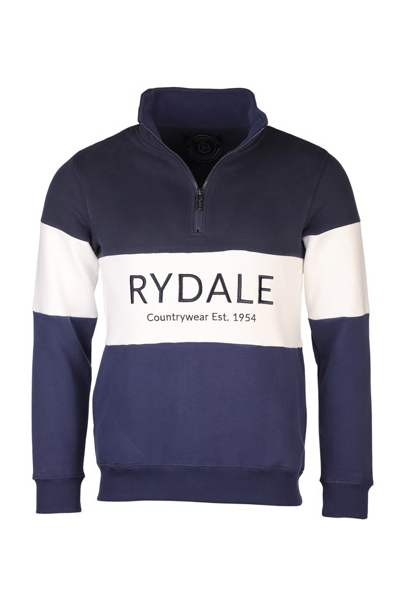 Rydale Men's Byland Sweatshirt - Rydale Navy/White/Denim