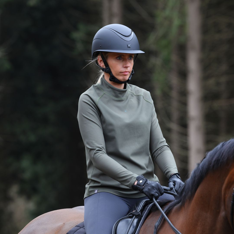 Shires Aubrion React Relaxed Base Layer - Khaki-6