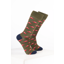 Rydale Men's Bamboo Rich Car Ankle Socks Pack of 10 - Sports Car Dark Olive