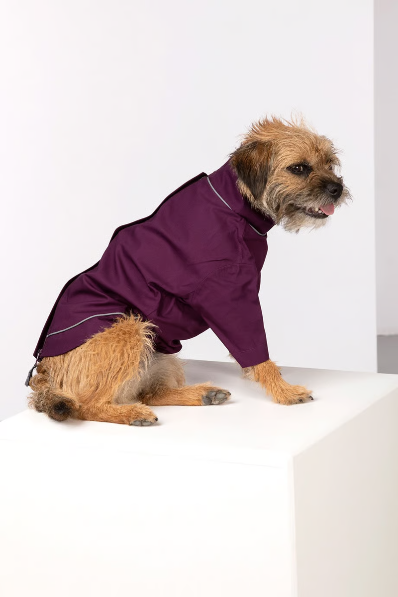 Rydale Yapham Dog Raincoats - Berry