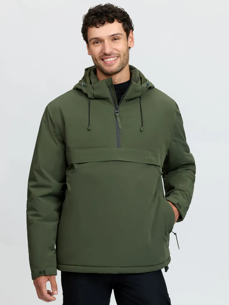 LeMieux Mens Waterproof Anorak - Olive