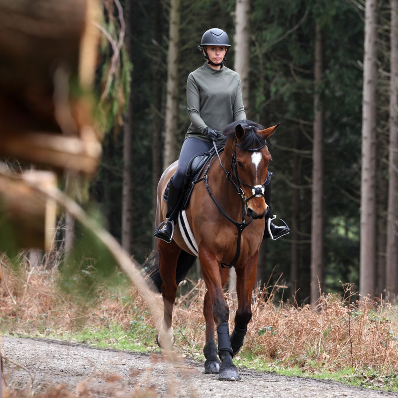 Shires Aubrion React Relaxed Base Layer - Khaki-7