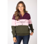 Rydale Ladies Byland Sweatshirt - Cow Olive/Sorbet/Berry