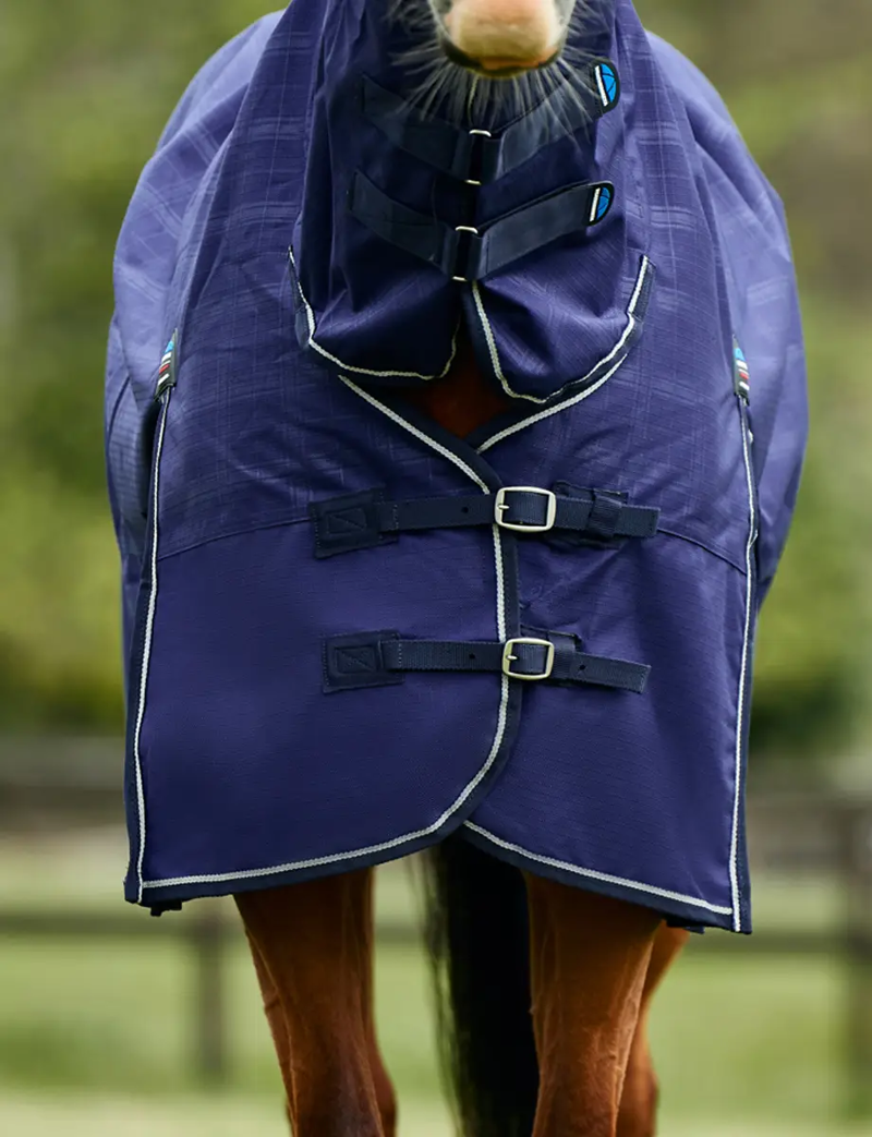 WeatherBeeta ComFiTec Prelim 100g Turnout Combo - Navy Embossed Plaid-3