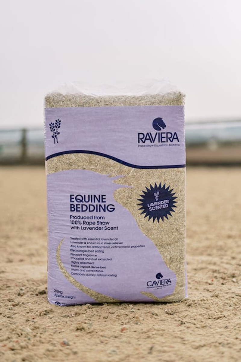Caviera Raviera Rape Straw Bed Lavender - 20kg