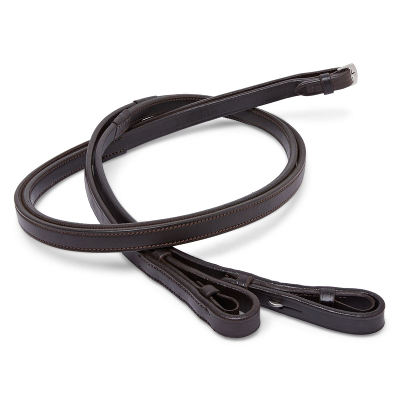 Cameo Inside Grip Reins - Dark Brown