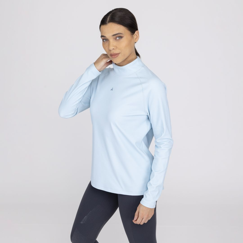 Shires Aubrion React Relaxed Base Layer - Arctic Blue-6