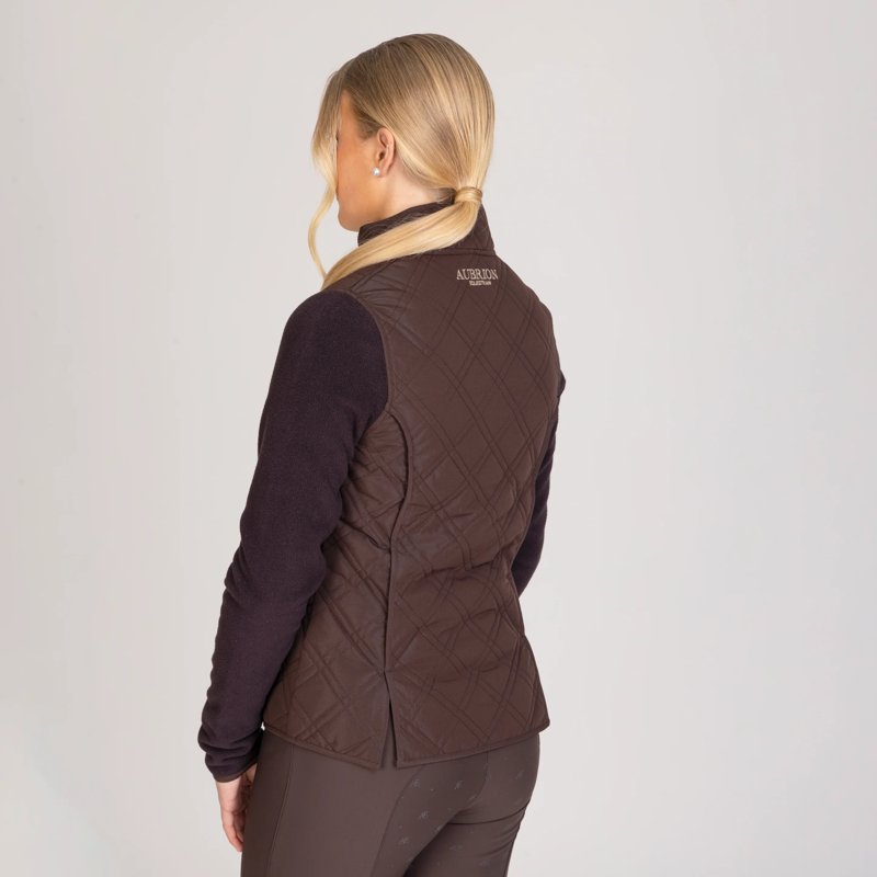 Shires Aubrion Equestrian Hybrid Jacket - Espresso-3
