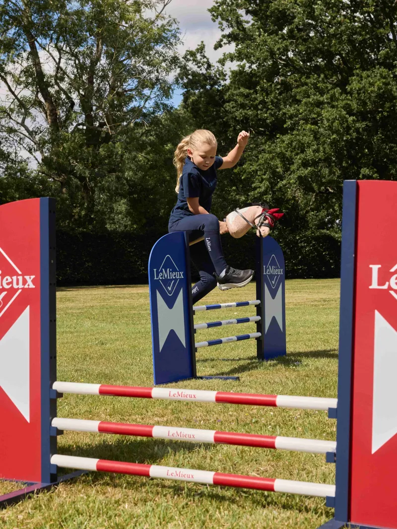 LeMieux Hobby Horse Jump Benetton - Blue-5