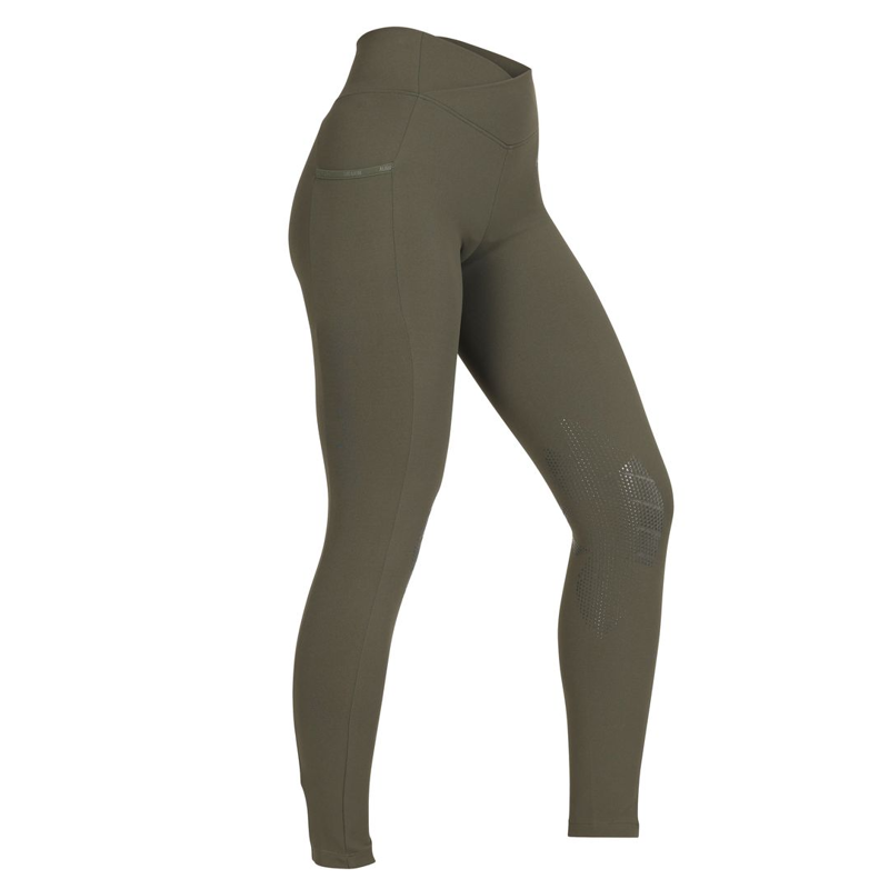 Shires Aubrion React Crossover Riding Tight - Khaki-3
