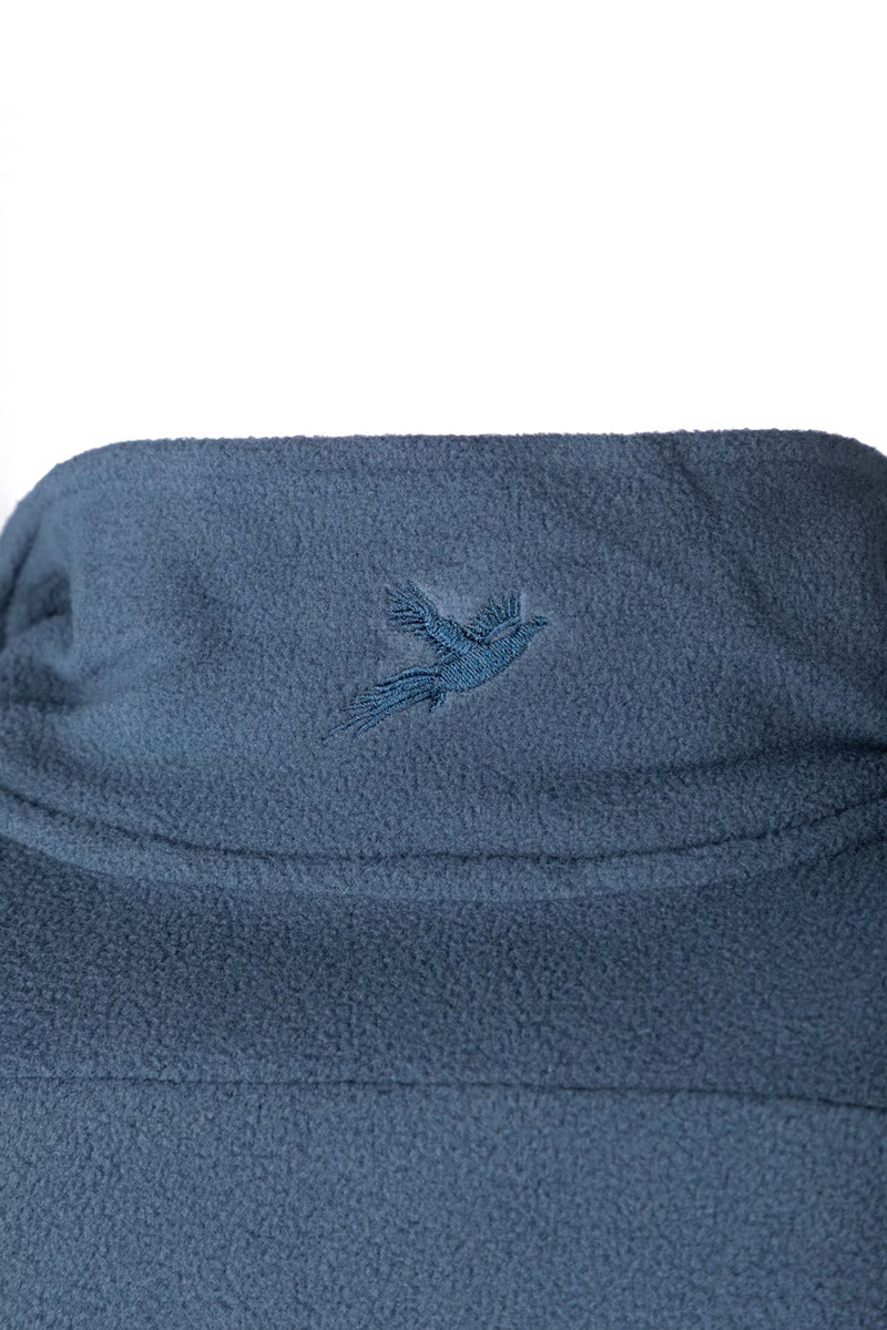 Rydale Ladies Kelk Overhead Pheasant Fleece - Dark Blue-3
