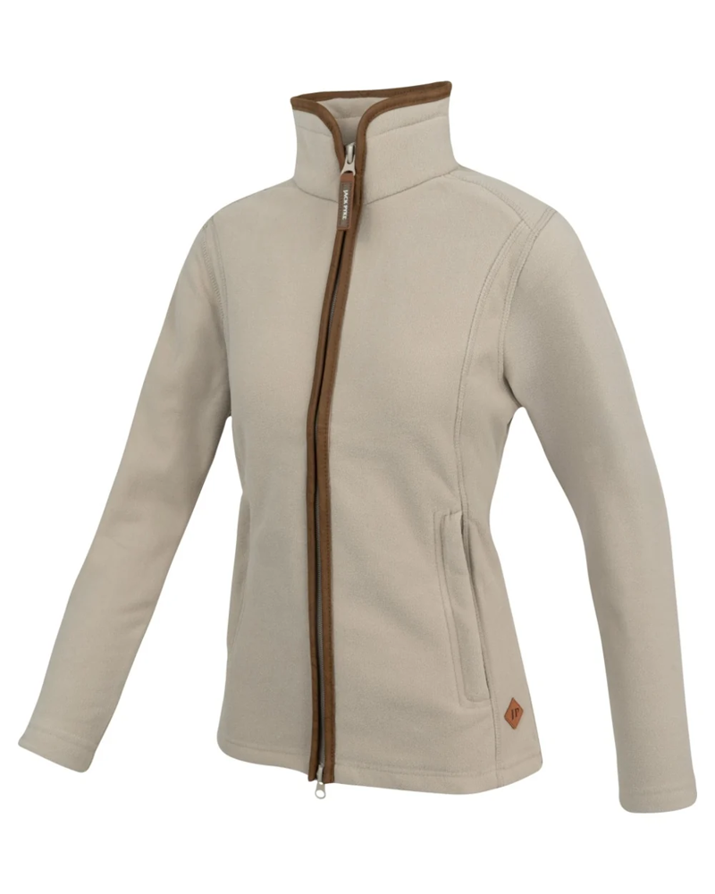 Jack Pyke Ladies Recycled Fleece Jacket - Mushroom-1