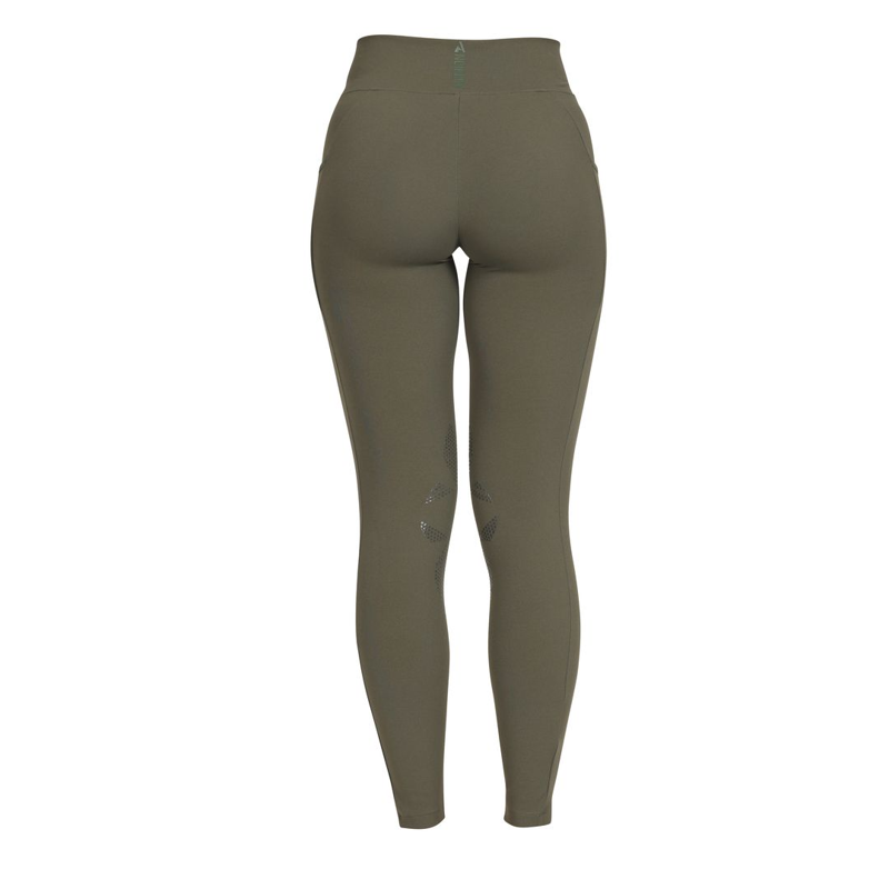 Shires Aubrion React Crossover Riding Tight - Khaki-4