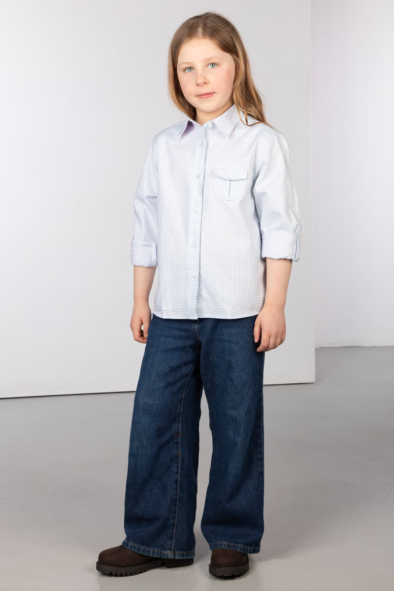 Rydale Country Girls Check Shirts - Poppy Blue-2