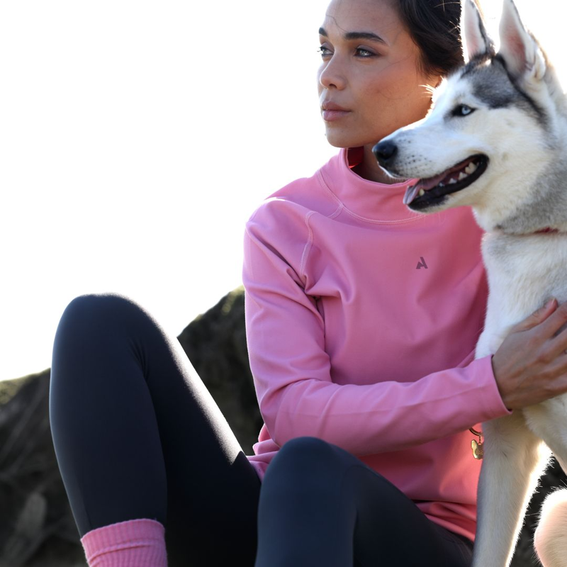 Shires Aubrion React Relaxed Base Layer - Candy Floss-3