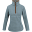 Jack Pyke Ladies Half Zip Sherpa Fleece Pullover - Ice Blue