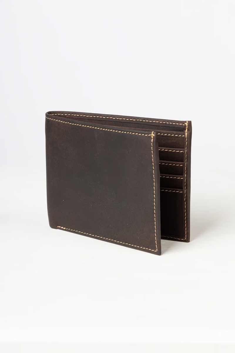 Rydale Mens Sledmere Leather Bifold Wallet - Waxy Brown