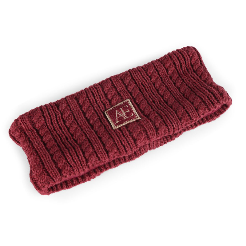 Shires Aubrion Equestrian Knit Head Band - Port