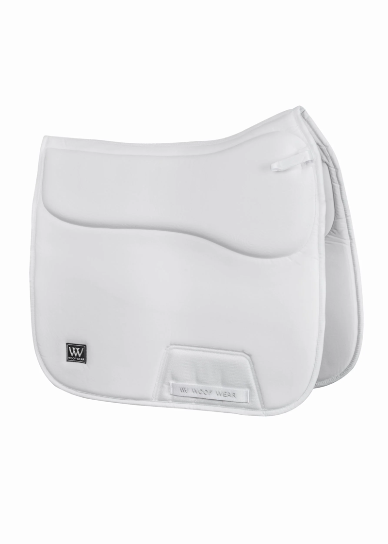 Woof Wear Elite Comfort Plus Dressage Saddlepad - White