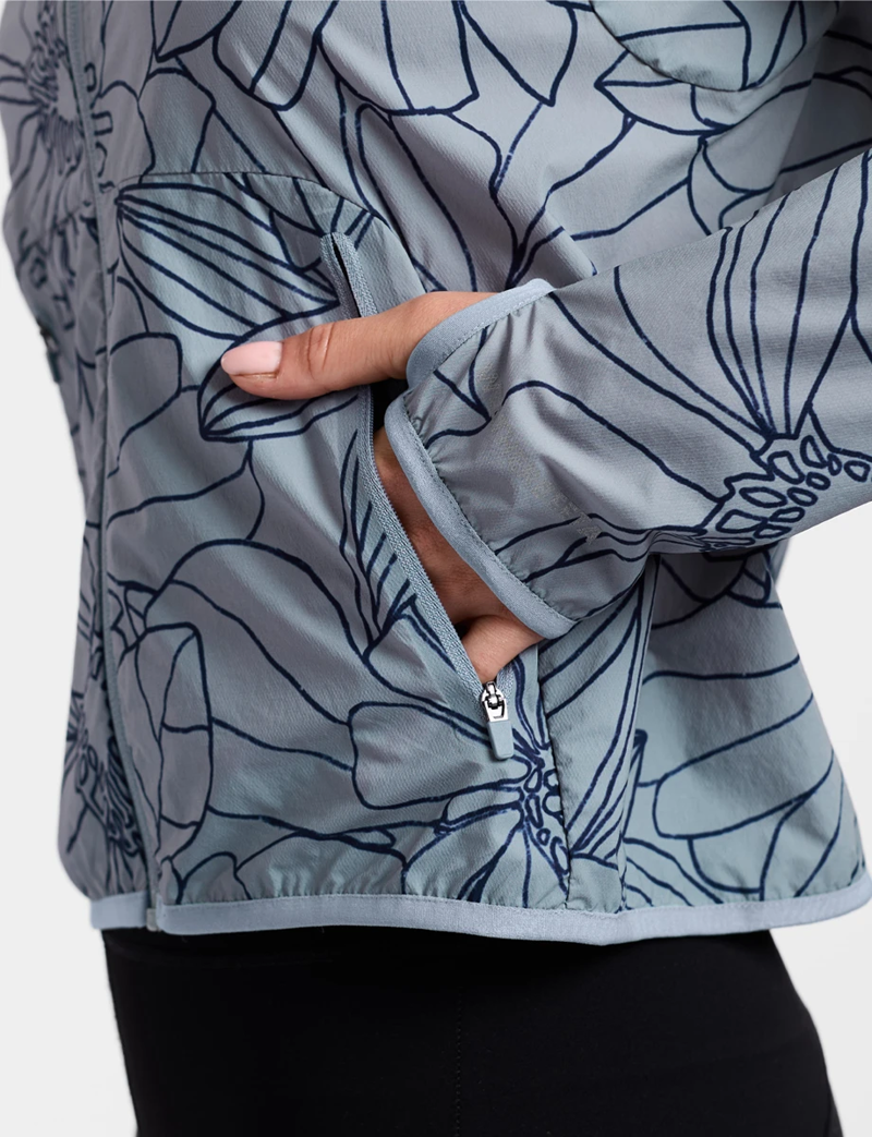 WeatherBeeta Lightweight UV Jacket - Bluestone/In Bloom Ladies-3