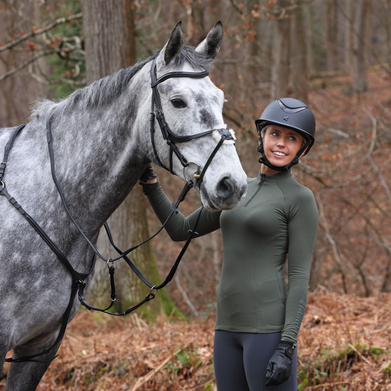 Shires Aubrion React Winter Base Layer - Khaki-4