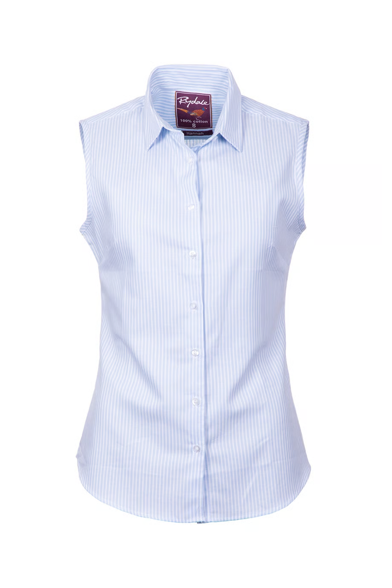 Rydale Ladies Matilda Hannah Sleeveless Country Shirt - Matilda Cloudless