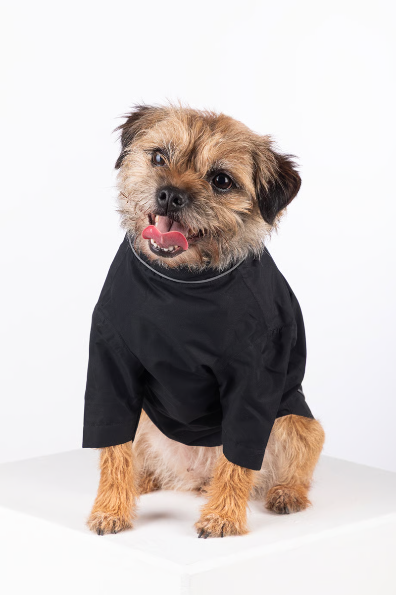 Rydale Yapham Dog Raincoats - Black