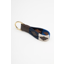 Rydale Askwith Leather Loop Polo Keyring - Blue/White/Navy