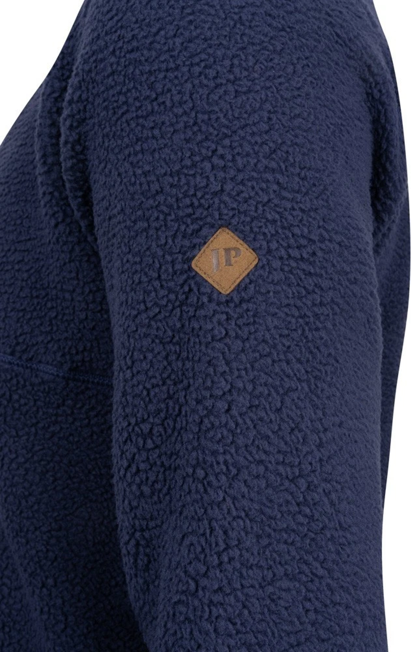 Jack Pyke Half Zip Sherpa Fleece Pullover - Navy-3
