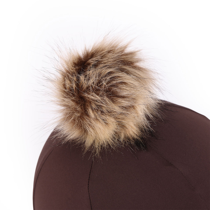 Shires Aubrion Equestrian Hat Cover - Espresso-2