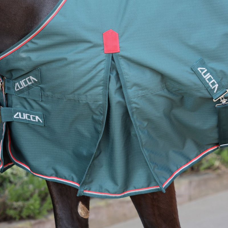 LUCCA 50g Lightweight Turnout Rug - Green-1