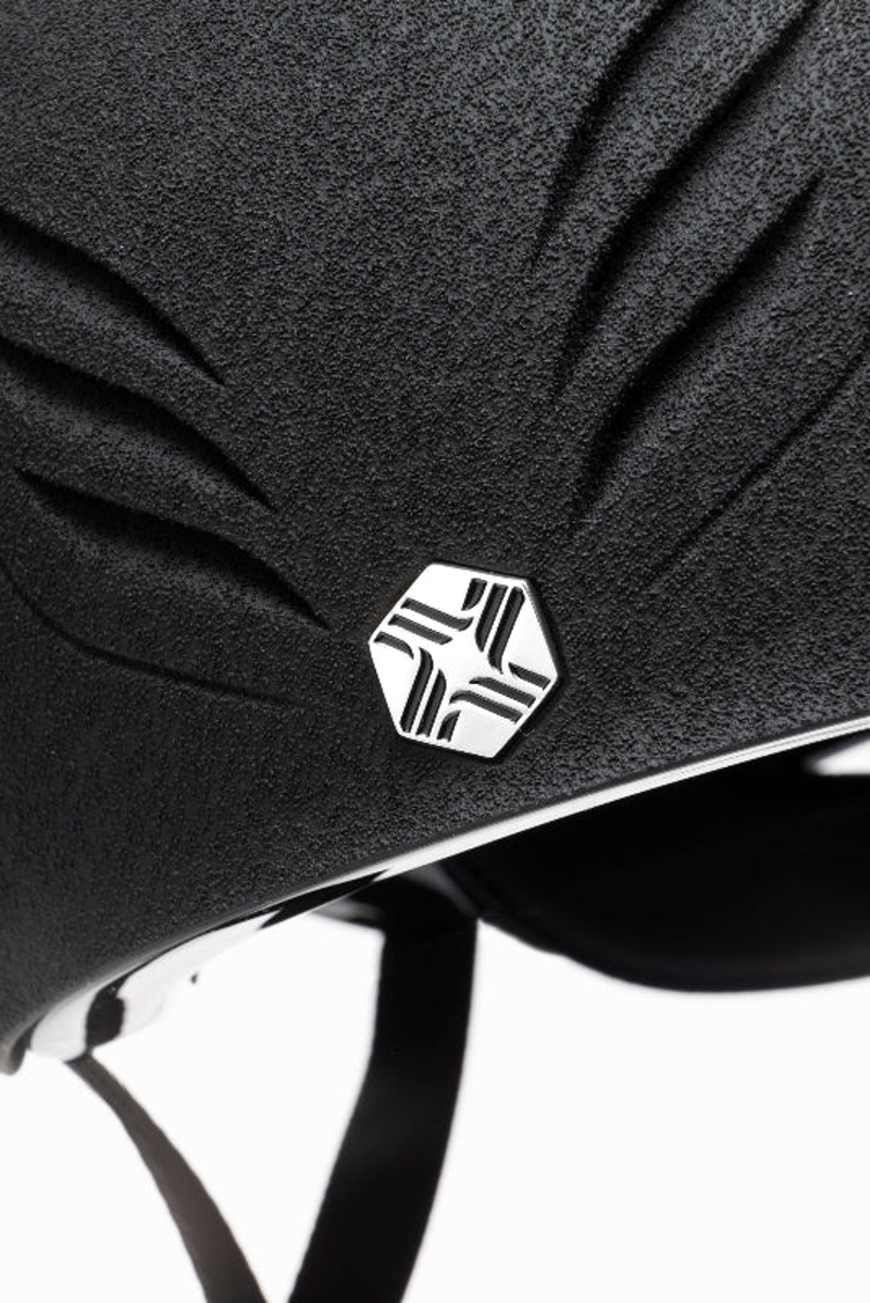 Charles Owen Phoenix Riding Hat with Mips - Black/Chrome-5