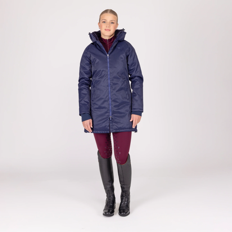 Shires Aubrion Eltar Mid Length Waterproof Coat - Navy