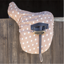 Supreme Products Dotty Fleece Ride On Saddle Cover - Luxurious Latte
