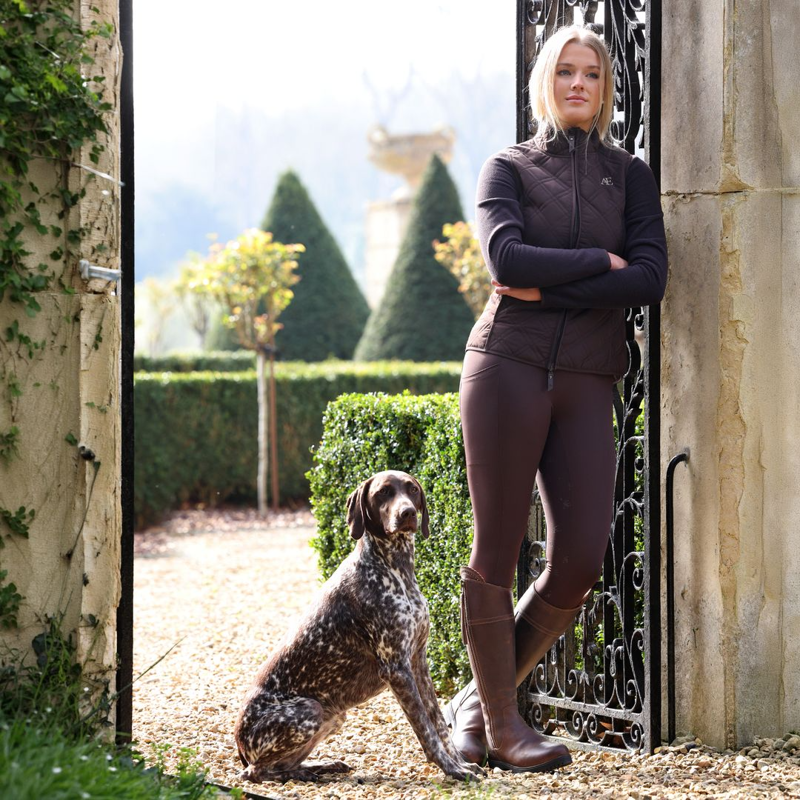 Shires Aubrion Equestrian Hybrid Jacket - Espresso-6