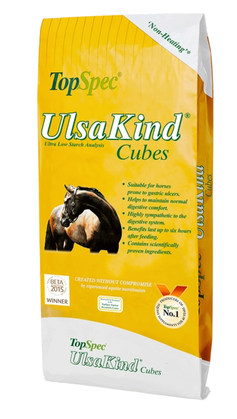 TopSpec UlsaKind Cubes Horse Feed - 20kg