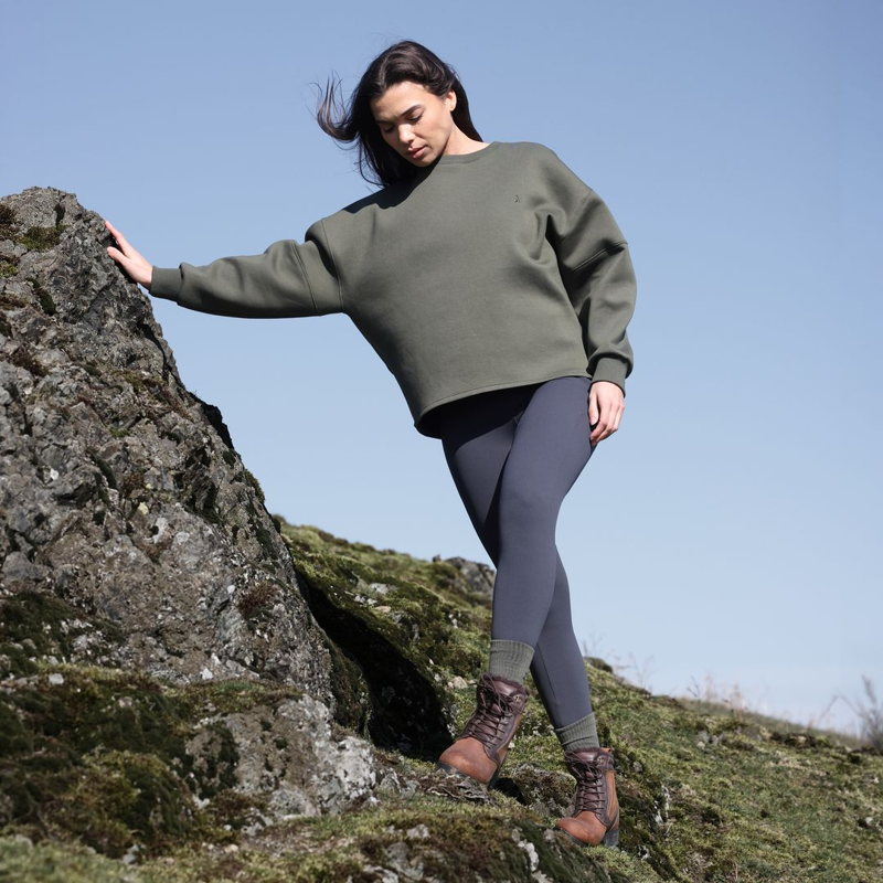 Shires Aubrion React Sweatshirt - Khaki-3