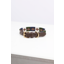 Rydale Polo Belt Dog Collar - Khaki/Navy/Gold