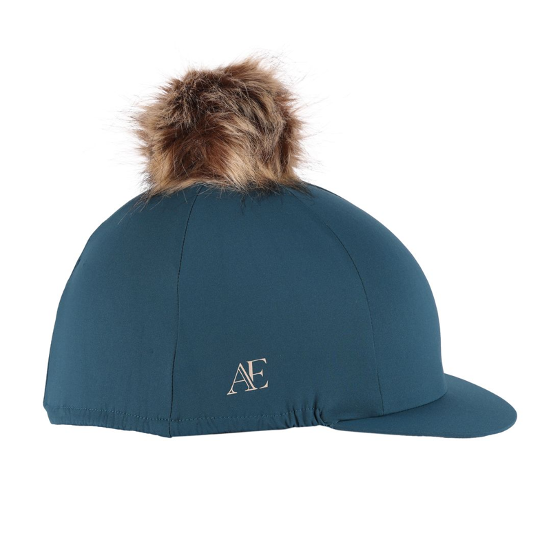 Shires Aubrion Equestrian Hat Cover - Estate Blue
