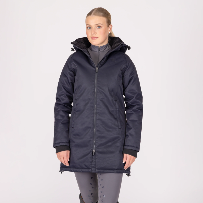 Shires Aubrion Eltar Mid Length Waterproof Coat - Black