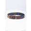 Rydale Polo Belt Dog Collar - Brown/Navy/Olive