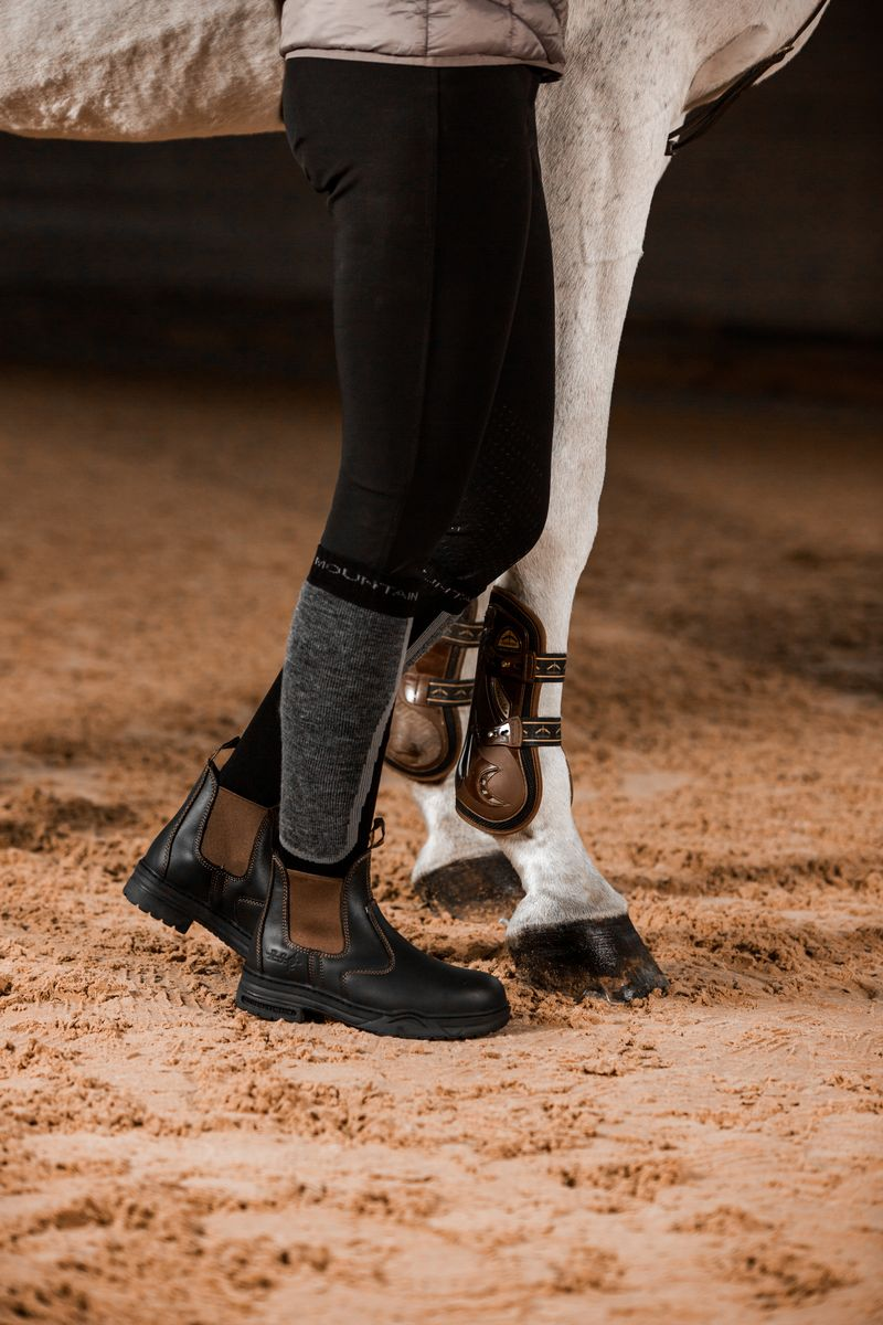Mountain Horse Protective Jodhpur Boots - Brown-2