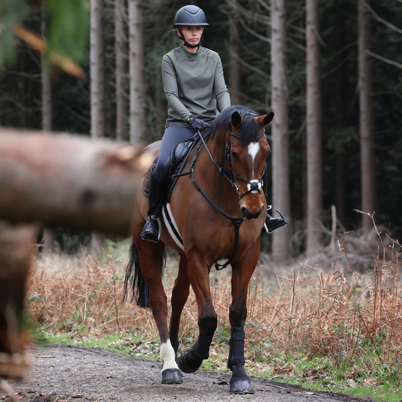 Shires Aubrion React Relaxed Base Layer - Khaki-4
