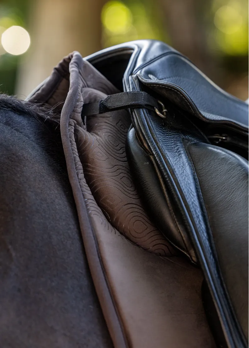 Woof Wear Elite Comfort Plus Dressage Saddlepad - Chocolate-2